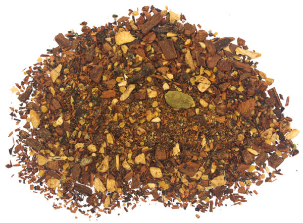 Loose leaf sweet and spicy tea of Hot Honey Chair Roo